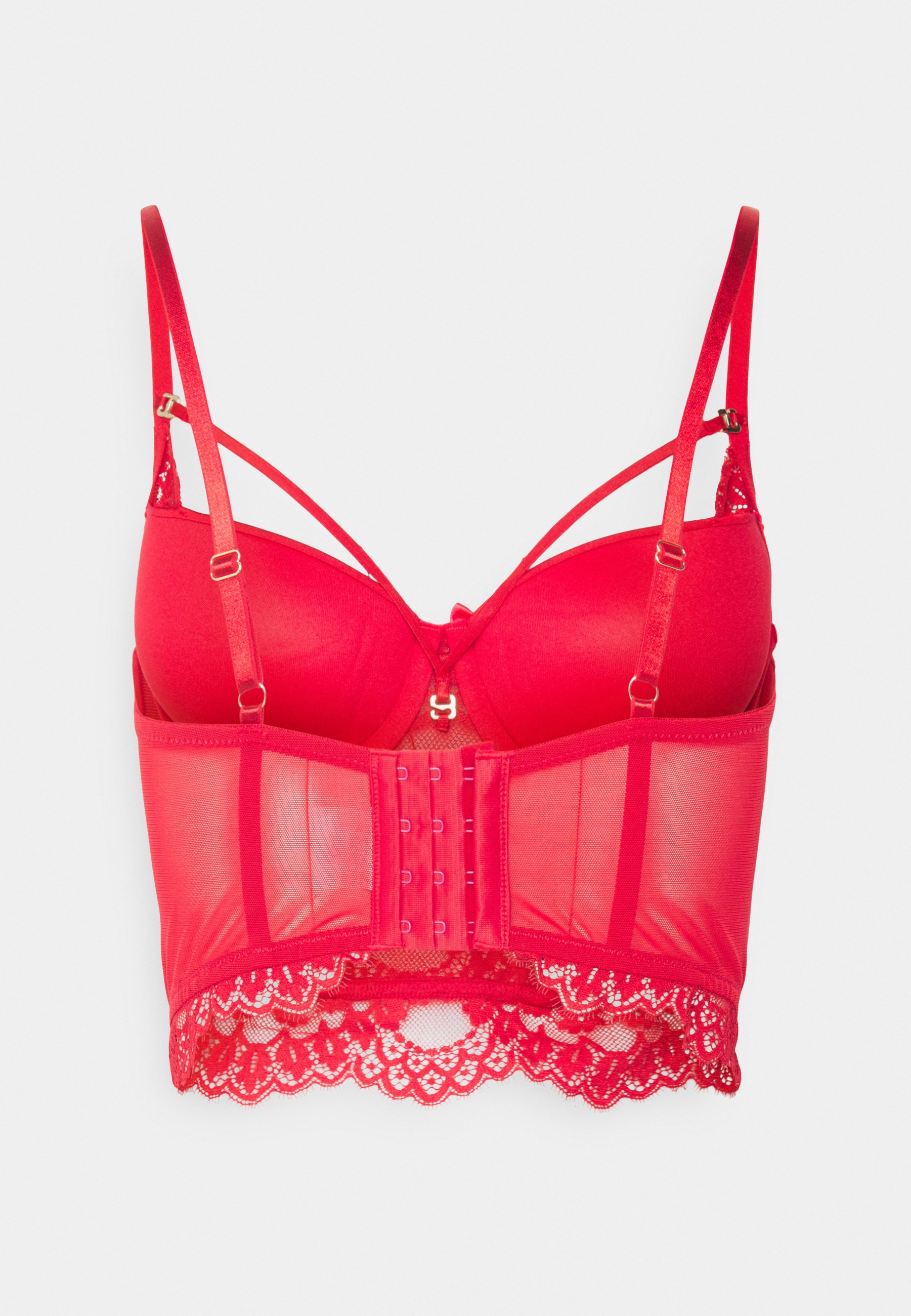 Hunkemöller CLAIRE - Push-up bra - tango red/red - Zalando.de