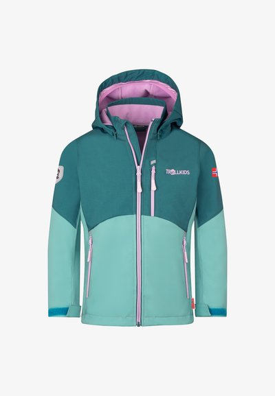 BALESTRAND UNISEX - Veste softshell - midnight petrol dusty teal light violet