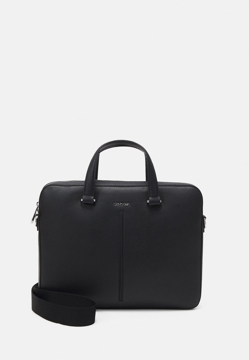 Calvin Klein MEDIAN SLIM LAPTOP BAG UNISEX Laptop bag black Zalando.de