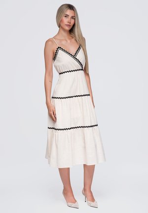 Ombre, DRESS OW-DLR-E0006 - Robe de jour - beige