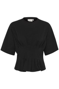 INEZ TEE - Blusa - black