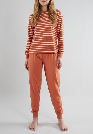TOM TAILOR SET - Pyjama set - rot mittel ringel