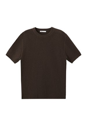 Mango, ADULT - Základné tričko - dark brown
