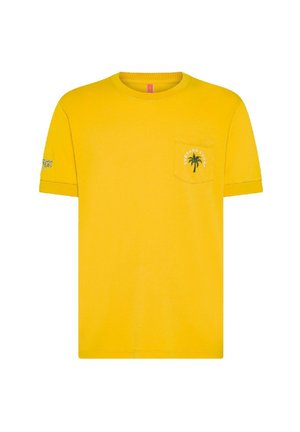 POCKET BEACH - T-shirt con stampa - giallo