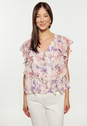 usha Blouse - creme mehrfarbig