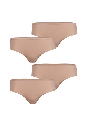 Skiny, MODAL INVISIBLE 4-PACK - Brazilian-Slip - beige