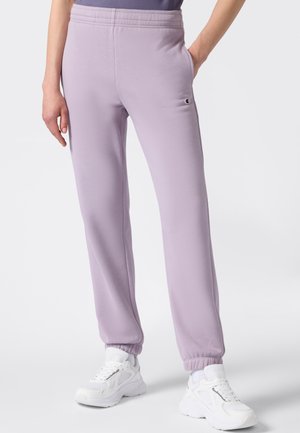 ELASTIC CUFF SCRIPT SHOP - Pantalones deportivos - lilac