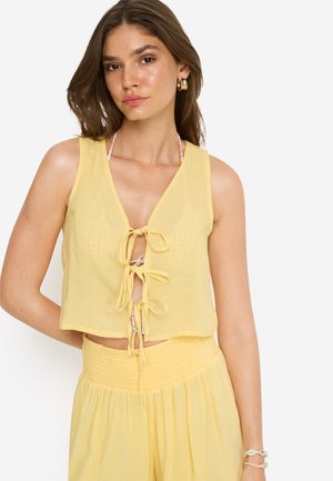 BLOUSE TOP - Top - yellow