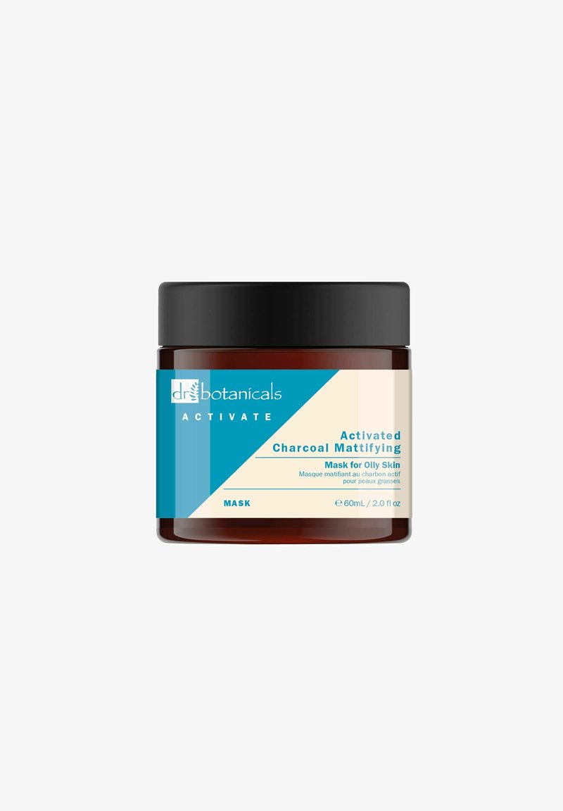 Dr Botanicals - ACTIVATED CHARCOAL MATTIFYING MASK FOR OILY SKIN 60ML - Face mask - multicolor, Enlarge
