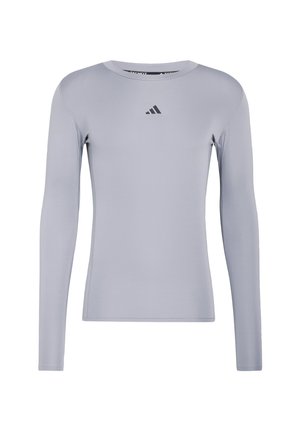 adidas Performance, TECHFIT COMPRESSION TRAINING LONG SLEEVE T-SHIRT - Langarmshirt - grey