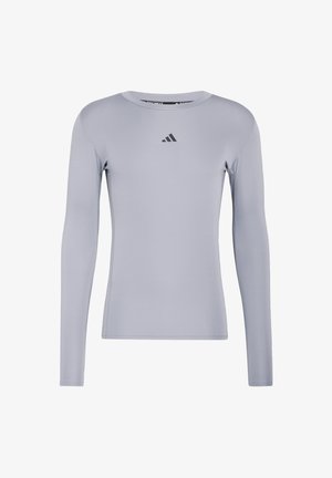 adidas Performance, TECHFIT COMPRESSION TRAINING LONG SLEEVE T-SHIRT - Langarmshirt - grey