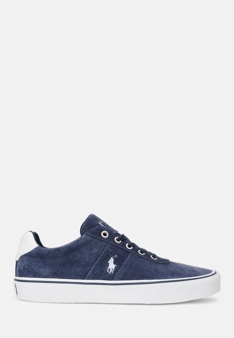 Polo Ralph Lauren HANFORD SUEDE SNEAKER - Trainers - spring navy/dark ...