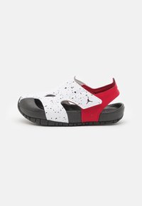 Jordan - JORDAN FLARE UNISEX - Badesandaler - white/black/gym red Miniaturebillede 1