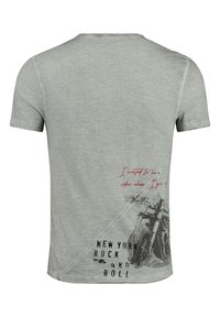 Key Largo CAFE RACER ROUND - Camiseta estampada - faded moss