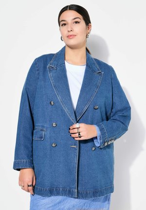 LOOSE SHAPE ZWEIREIHER - Jeansjacke - blue denim
