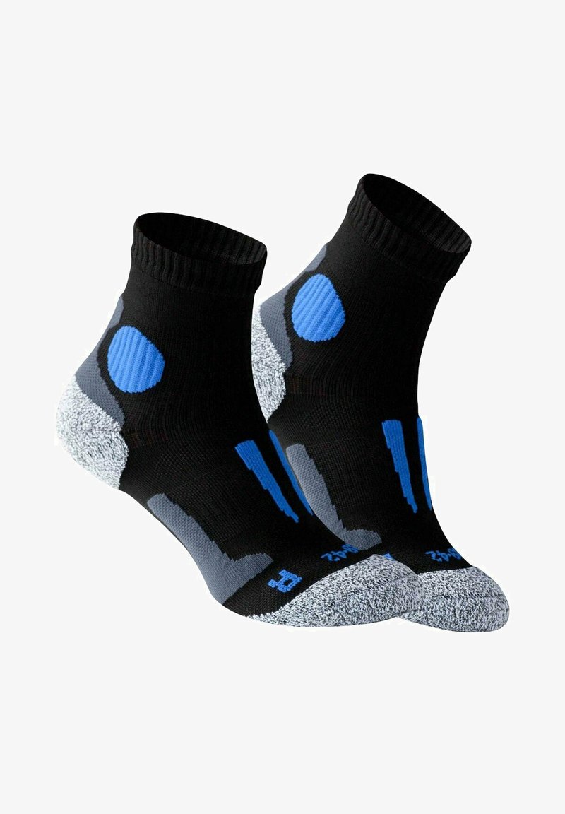 Stark Soul QUARTER LAUF- 2 PAAR - Chaussettes - schwarz blau