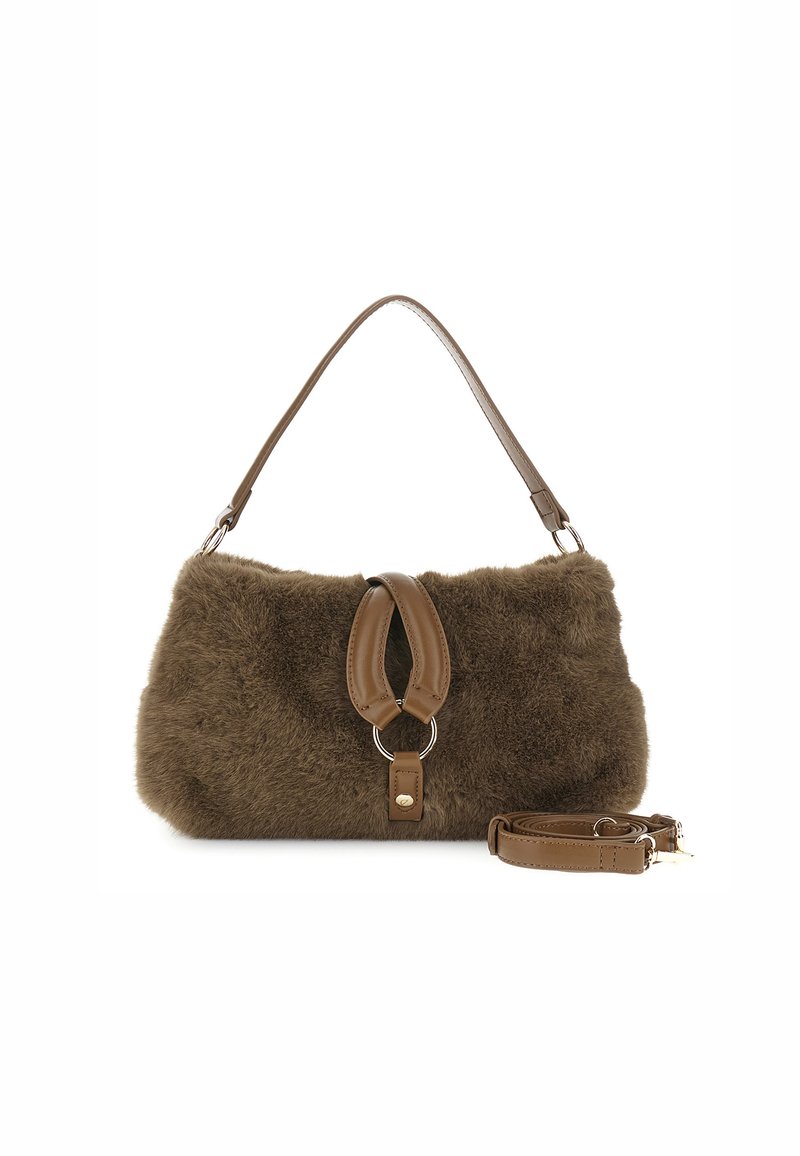 Borsa Rebecca A Forma Di Radio - Tracolla Donna In Pelle Sintetica Vintage - Mini Frizione 18 Cm Con Cinturino Regolabile