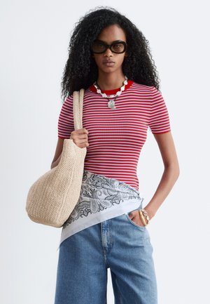 & OTHER STORIES, T-shirt con stampa - red lilac