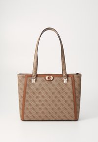 ORLINA LOGO NOEL TOTE - Handtas - latte logo/brown