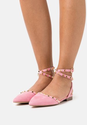 WIDE FIT LAURENA - Slingback ballet pumps - pink