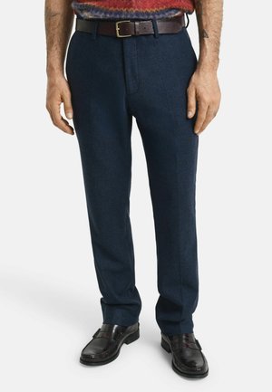 HERRINGBONE  - Anzughose - evening blue