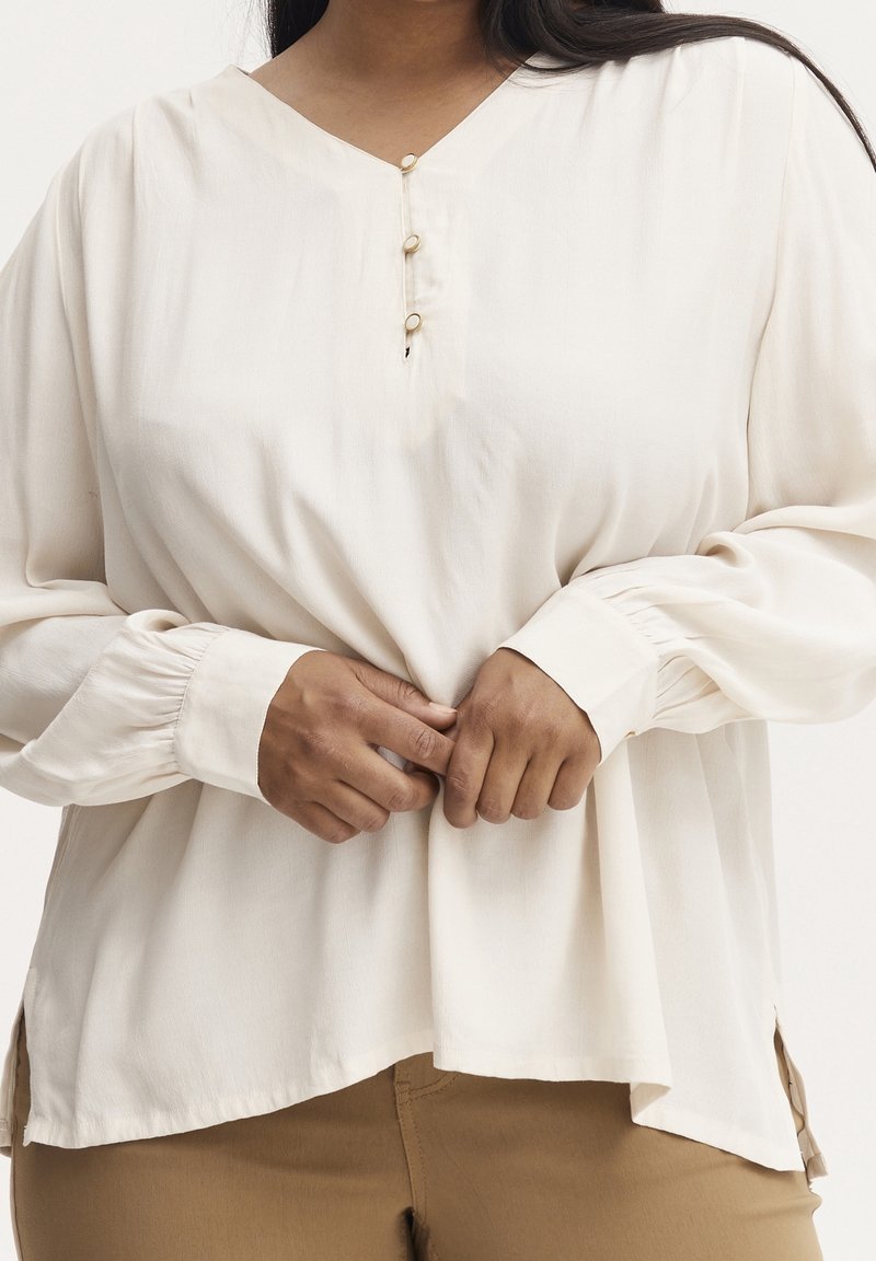 Fransa Blouse - mottled beige