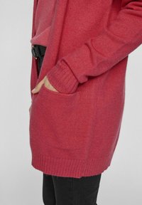 VILA VIRIL OPEN CARDIGAN - Kardigan - viva magenta