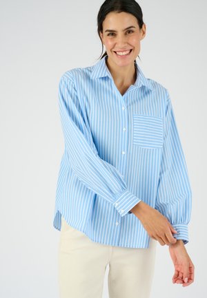 Hemdbluse - Blue striped