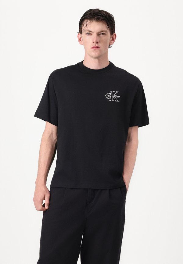 SEASONAL MONOLOGO TEE - Basic T-shirt2