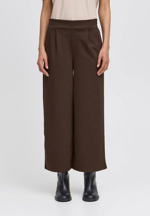 KATE SUS WIDE - Pantaloni - chocolate torte