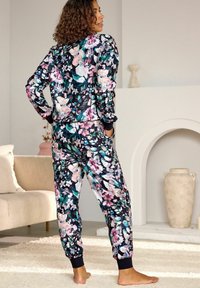 Next SET LONG SLEEVE - REGULAR FIT - Pyžamová sada - brown floral