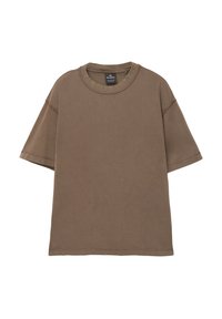 BOXY FIT  - T-shirt - bas - dark brown