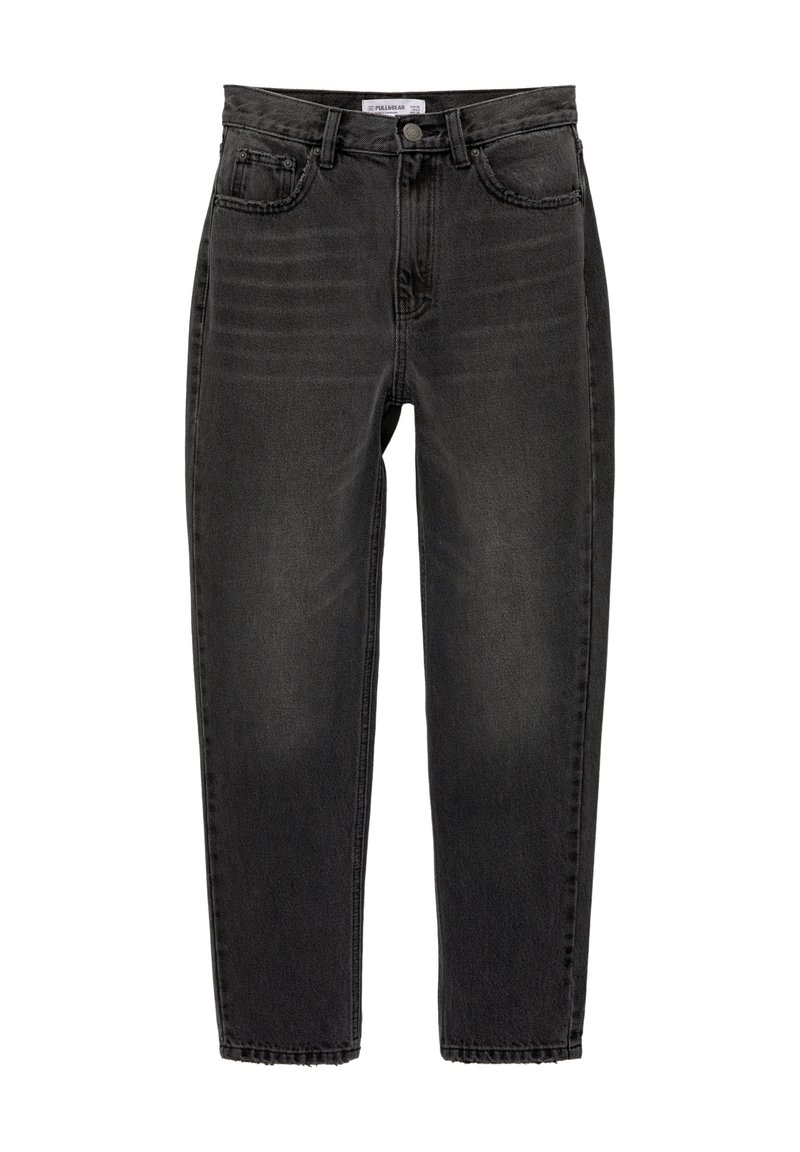 PULL&BEAR Mom jeans donkergrijs