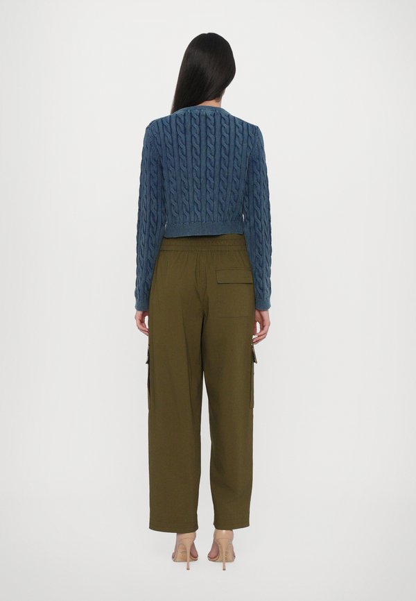 TALIA PANTS - Cargo trousers - olive2