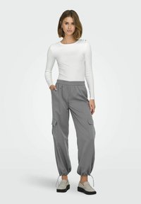 ONLY ONLCHECKIE - Maglietta a manica lunga - cloud dancer