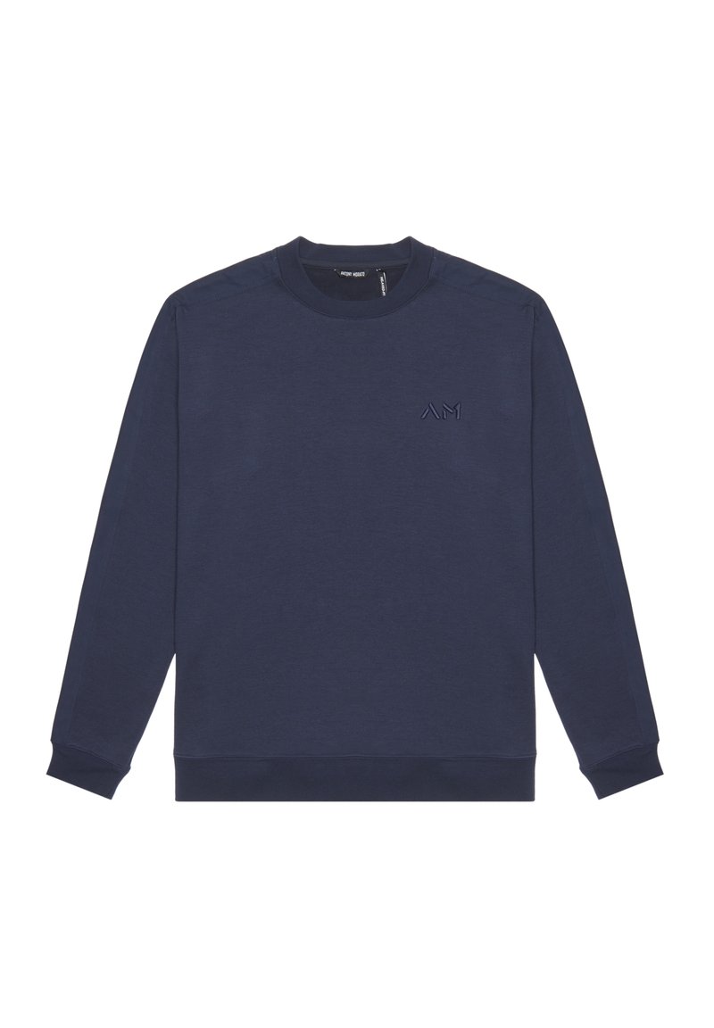Antony Morato RELAXED FIT WITH EMBROIDERED LOGO - Sudadera - avio blue