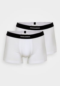 DSQUARED2 Paquete De 3 Bóxers Elásticos De Algodón, Color Blanco