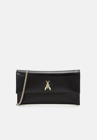 Patrizia Pepe BORSA BAG - Listová kabelka - black/light gold-coloured
