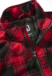 Brandit LUMBER - Strukirani kaput - red/black