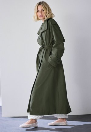 Next, FUNNEL TRENCH COAT - Trenchcoat - khaki green
