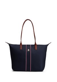Tommy Hilfiger POPETTE TOTE  - Saco de mão - space blue corp