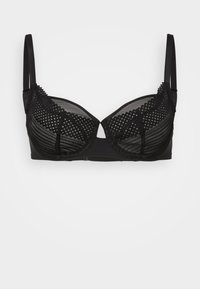 VERY COVERING UNDERWIRED BRA - Balconette melltartó - black