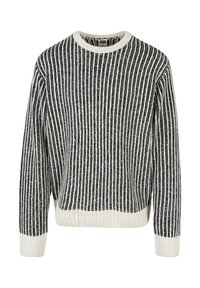 TWO TONE  - Neule - whitesand black