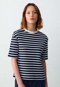 T-shirt print - dark blue