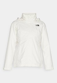 EVOLVE TRICLIMATE JACKET - Soft shell jacket - white dune/smokey brown