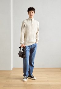 Lindbergh 1/2 ZIP - Maglione - ecru melange