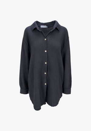 Seasons of April, SUSIE MUSSELIN OVERSIZED - Hemdbluse - schwarz