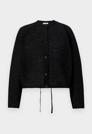 Henrik Vibskov FLAT SHIRT - Bluza s gumbima - black