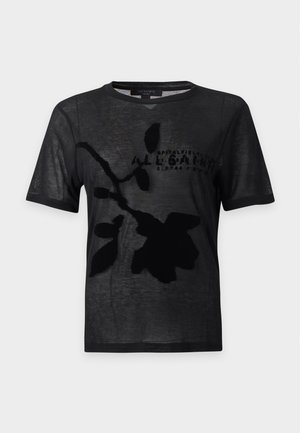 AllSaints, ATHEA SHEER TEE - Μπλουζάκι με στάμπα - black