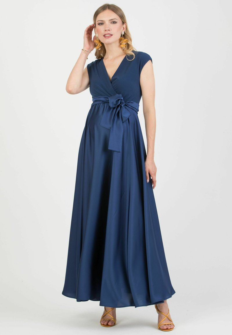 princess polly baby blue dress Navy Blue Maternity Formal Dresses main image 1